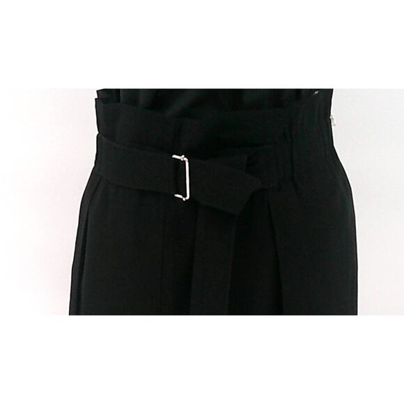 Worthington Womens Black Pockets Elastic Waist With Belt Dress Pants Size 2X - Picture 6 of 11